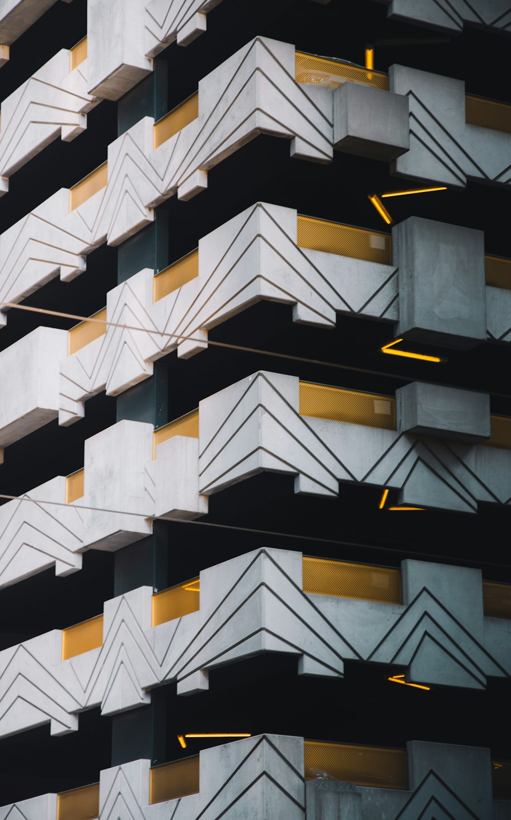 black and white glass windows