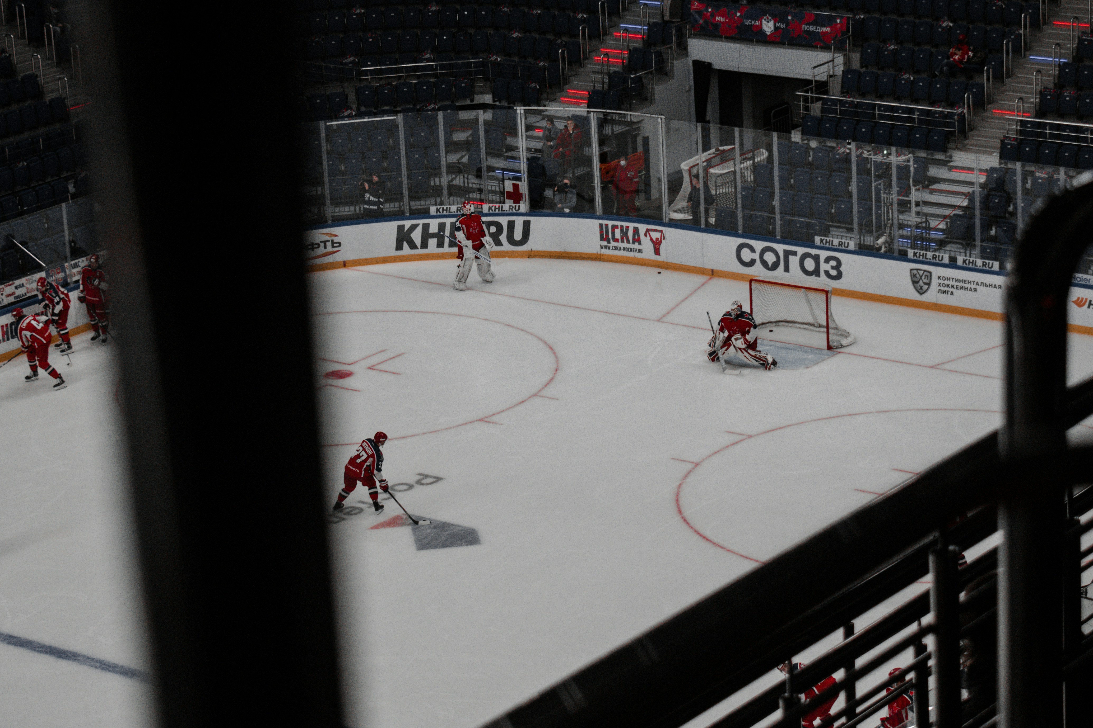 CSKA warm up