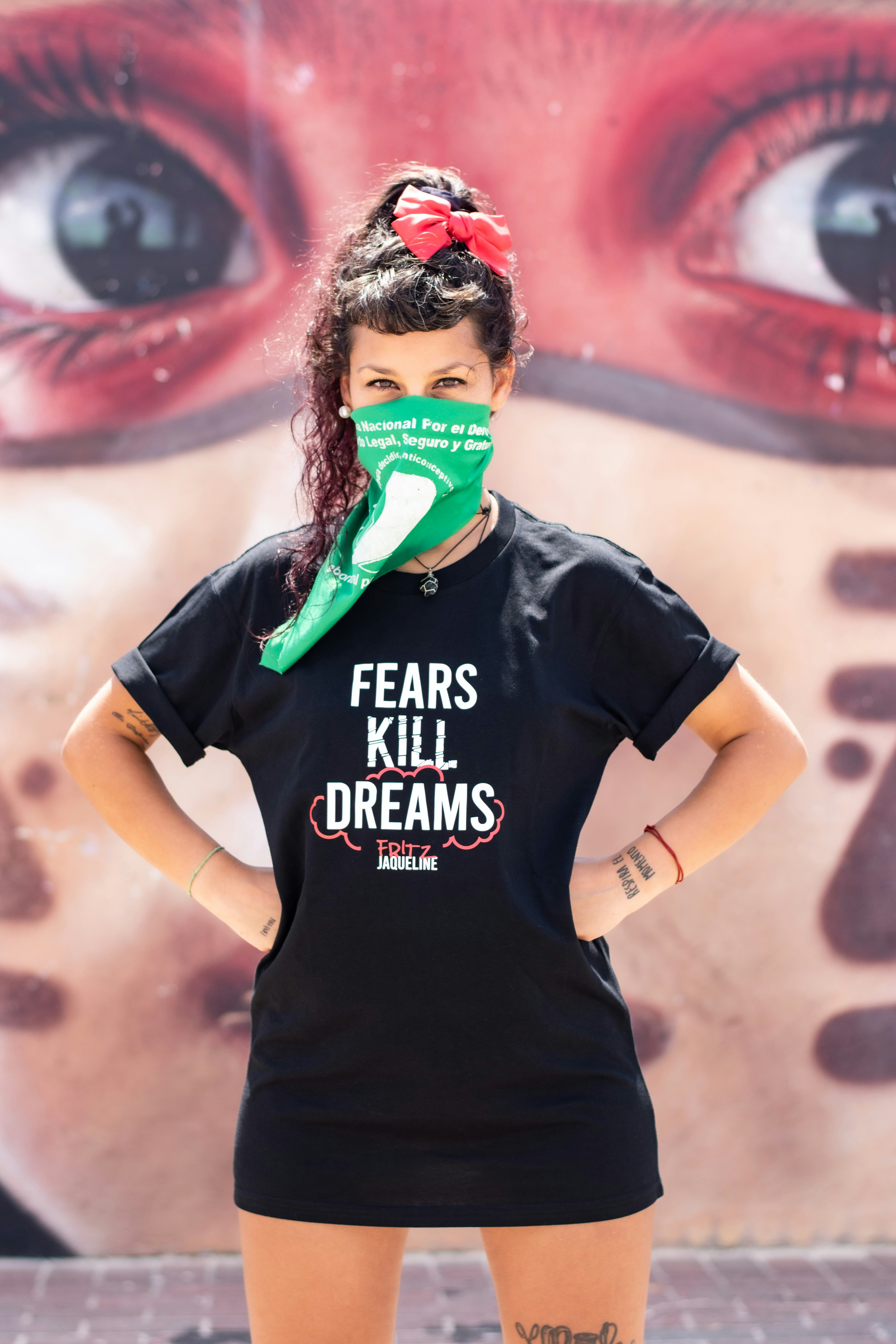 Tshirt ‘Fears kill dreams’. My design 😌