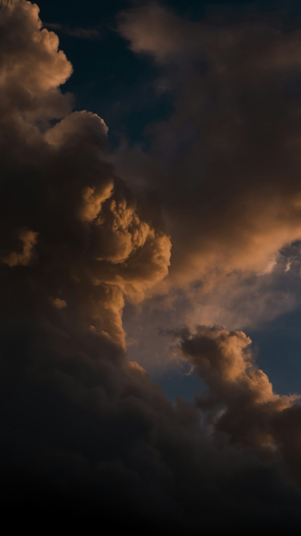 white clouds and blue sky