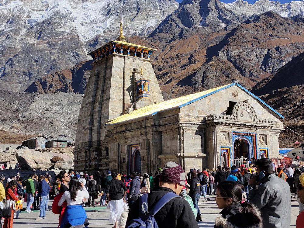 Kedarnath Temple in the Himalayas
