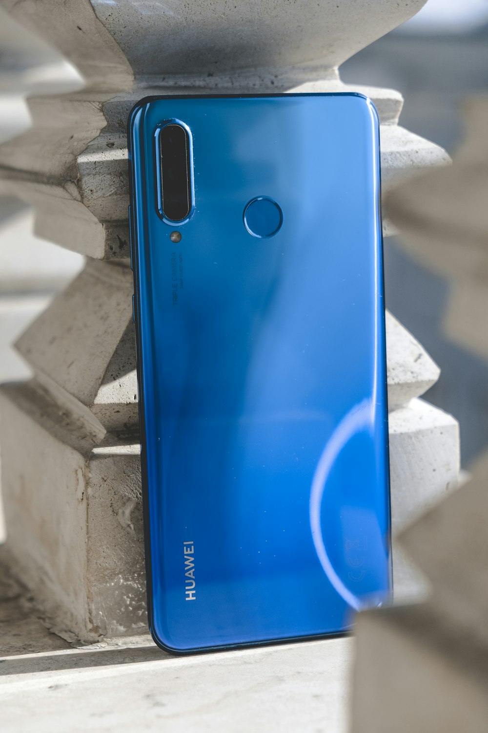 Blau Samsung Galaxys 6 Edge