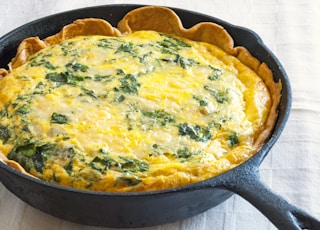 cooked food on black cooking pan