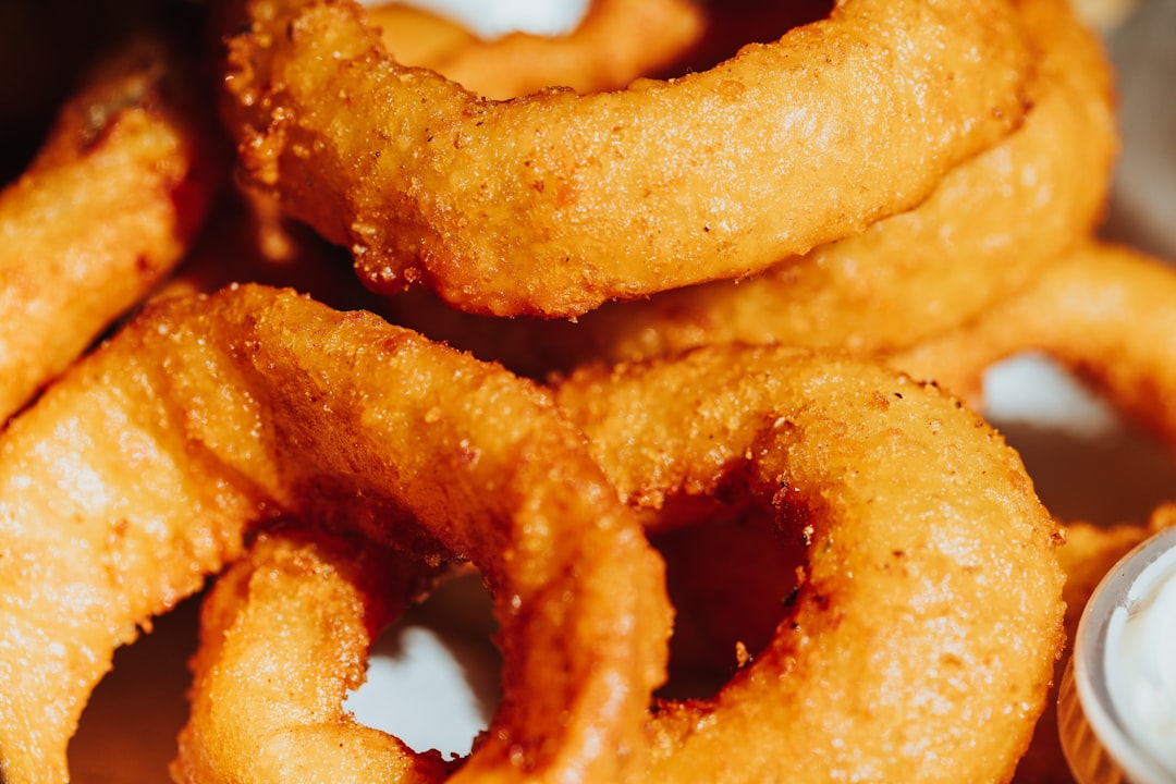 close up photo of fried food