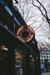 Cherry-Grovestreet LLC’s signage displayed outside a charming brick building on a sunny day.