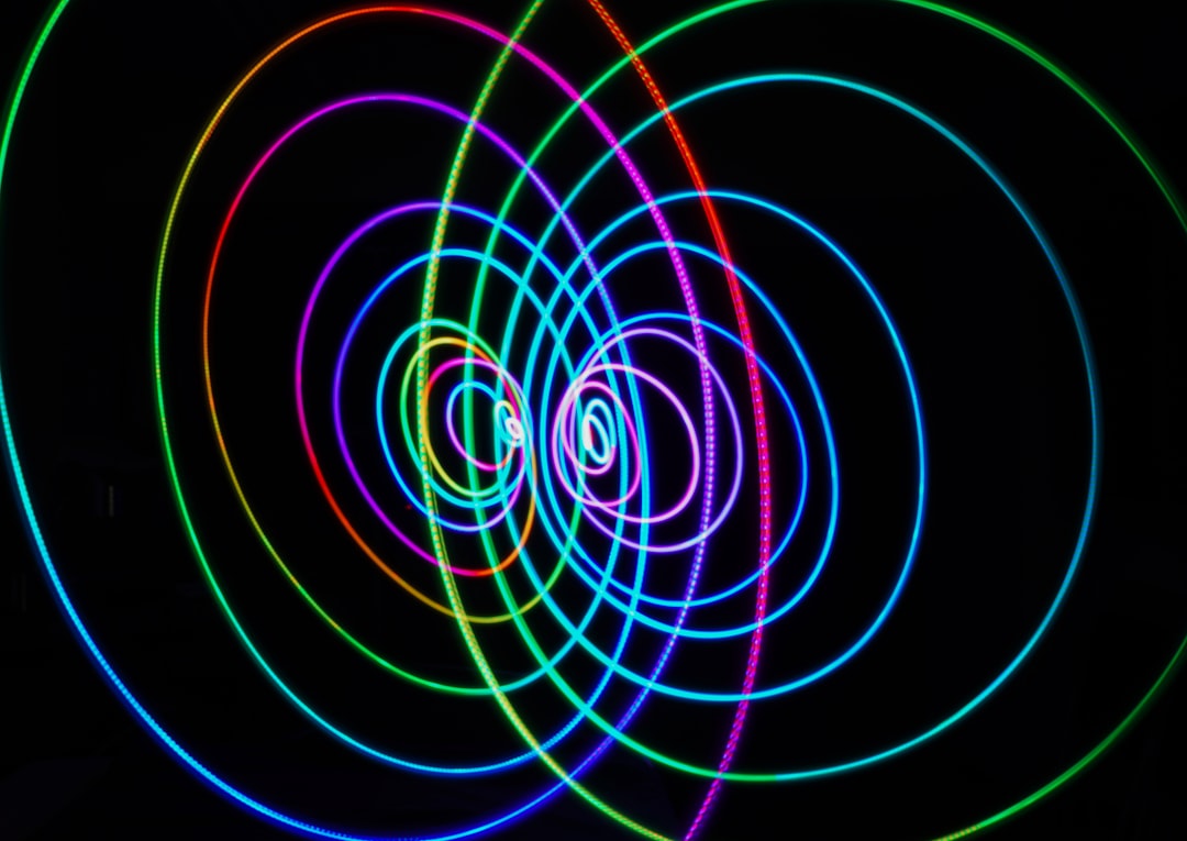 green and blue spiral light, light trail ></figure> > > If you interested in my artwork, please visit and follow instagram.com/flyd2069