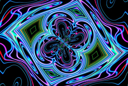 purple and white abstract painting