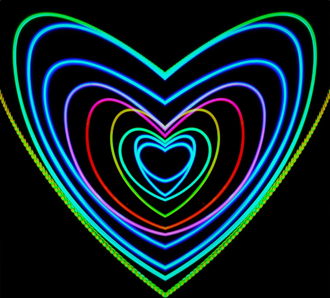 purple and white heart illustration, light trail ></figure> > > If you interested in my artwork, please visit and follow instagram.com/flyd2069