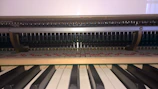 Technical drawing illustrating the precise curvature and fitting of a grand piano soundboard.