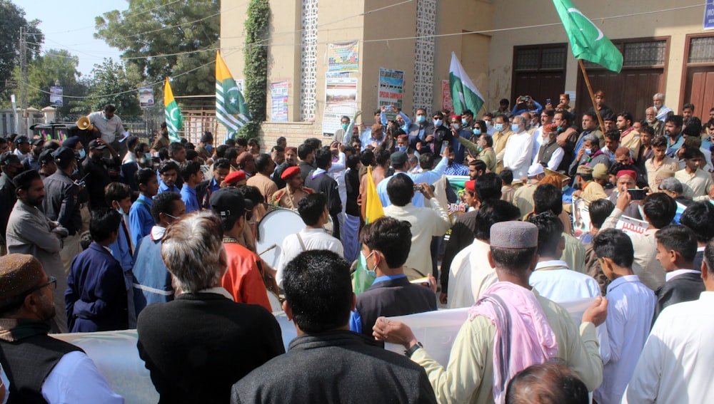 people gathering in a event during daytime