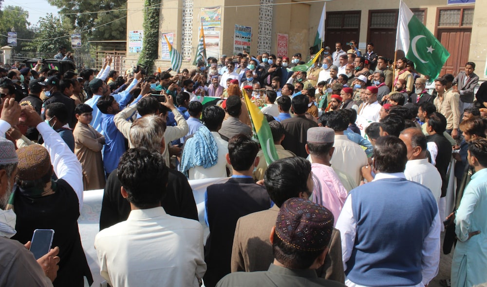 people gathering on a event during daytime