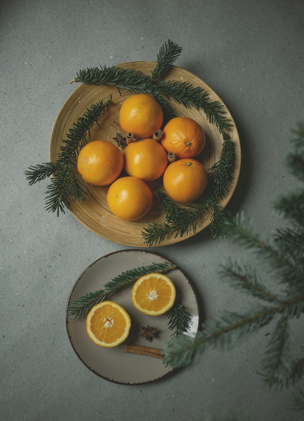 orange fruits on brown woven basket