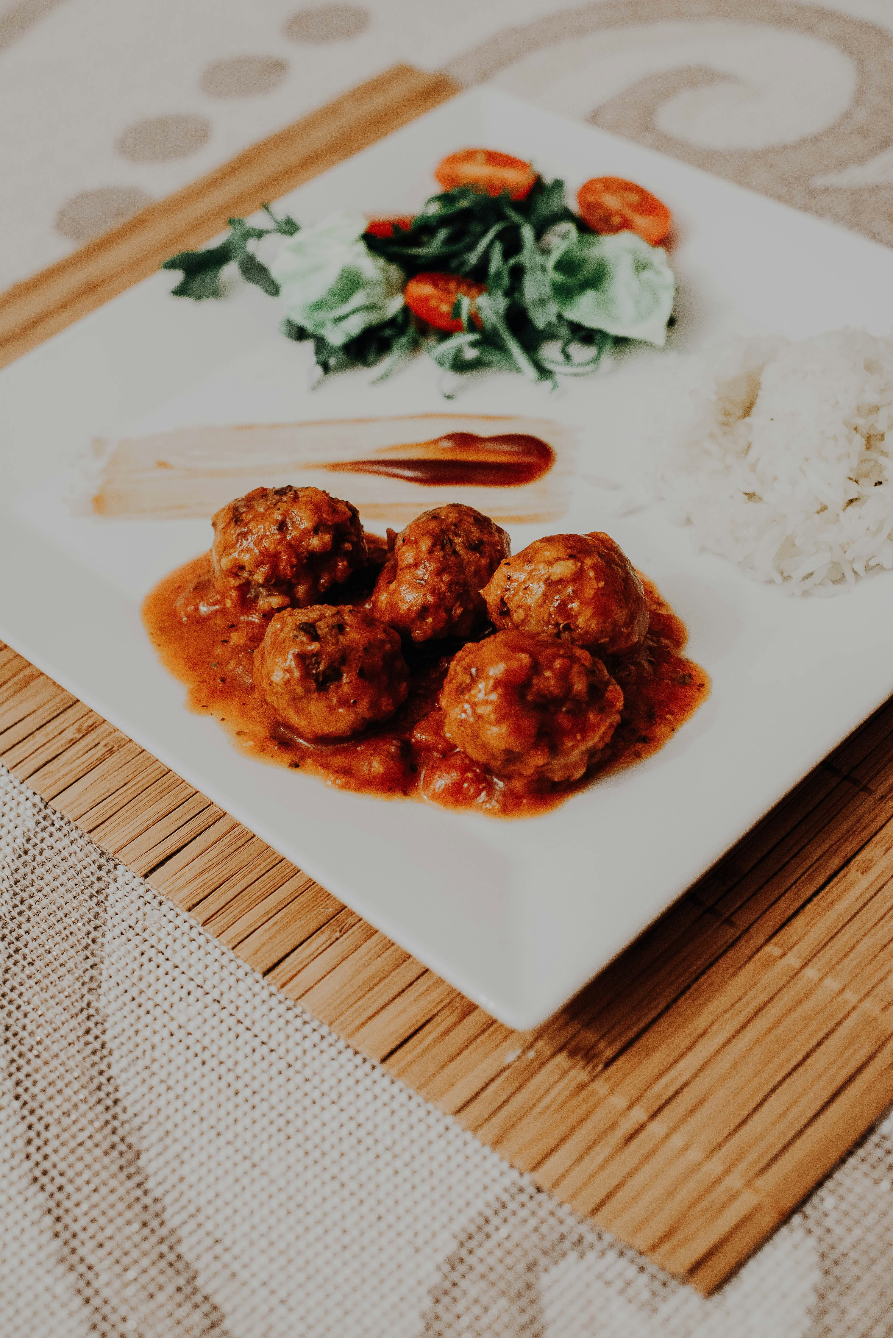 fried food on white ceramic plate