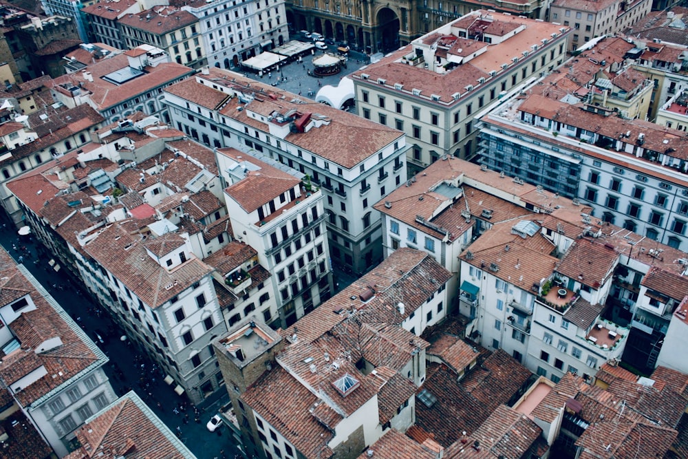 aerial view of city buildings during daytime