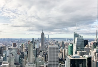 A panoramic view of a city skyline representing growth and innovation.
