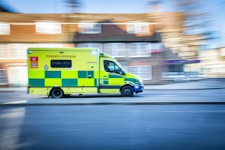 yellow and white van on road during daytime