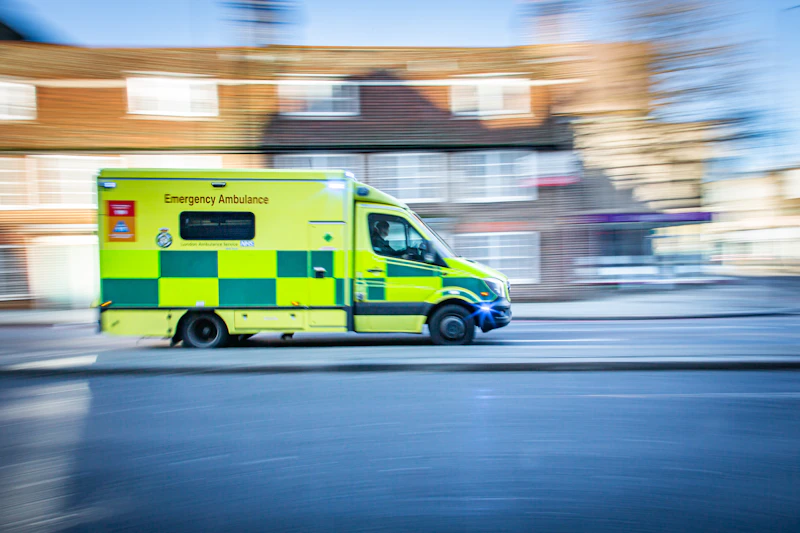 Paramedics at work
