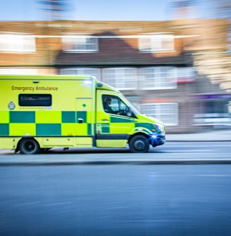 yellow and white van on road during daytime