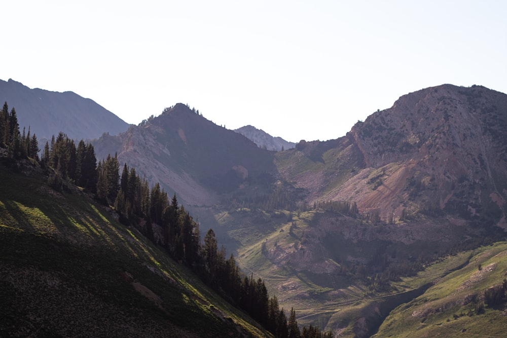 green mountains under white sky during daytime