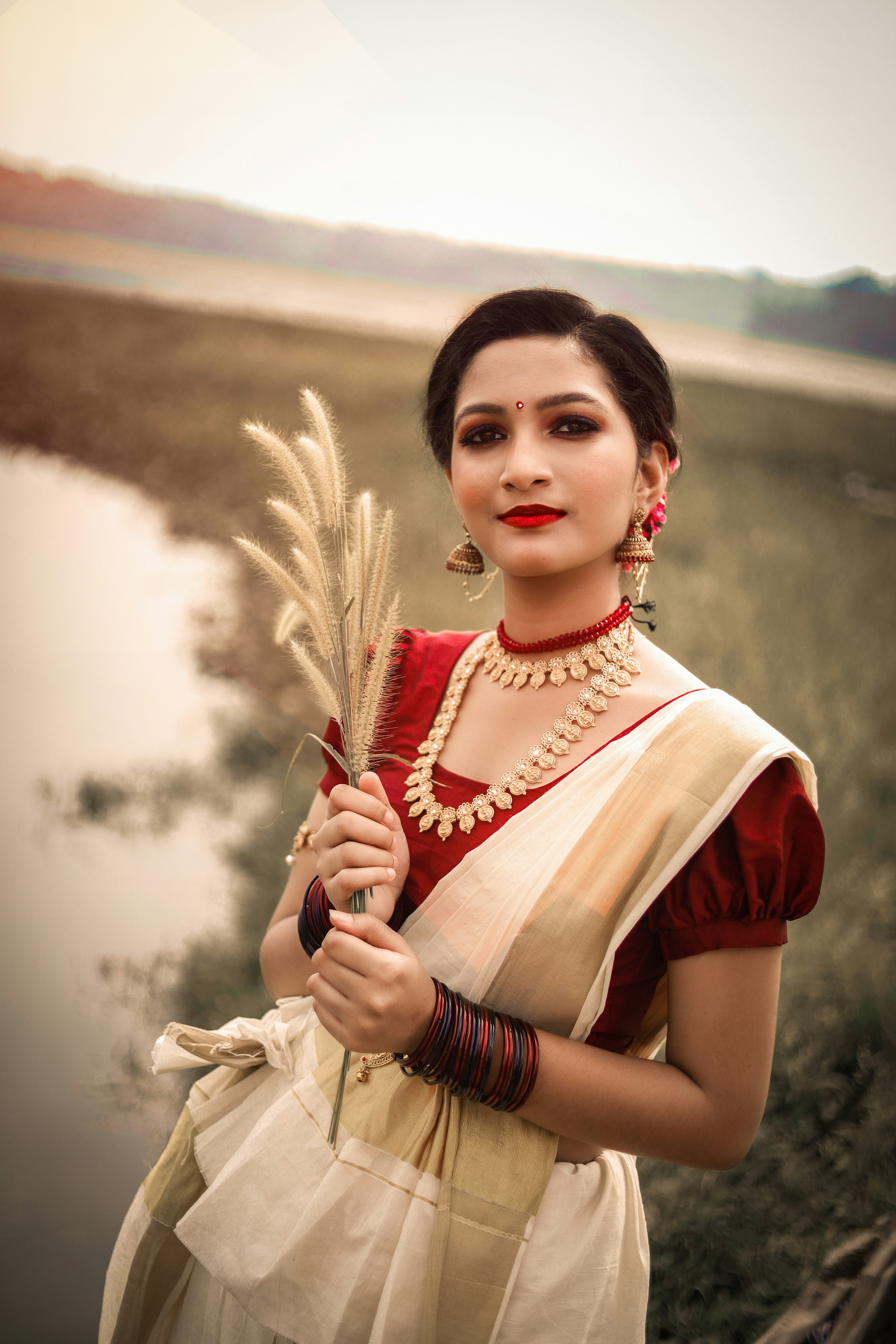 A heritage saree restyled and worn again