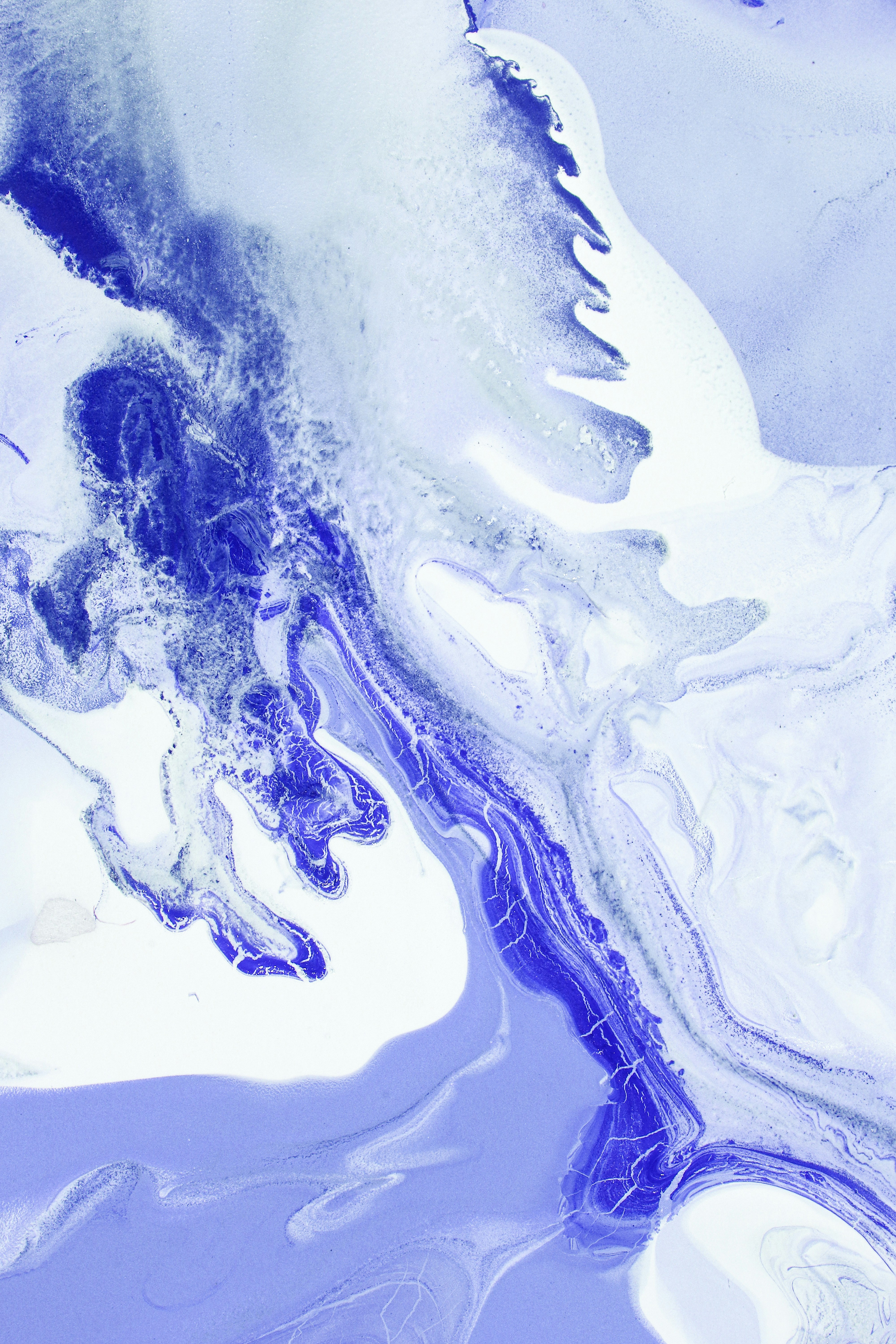 peinture abstraite noir et blanc