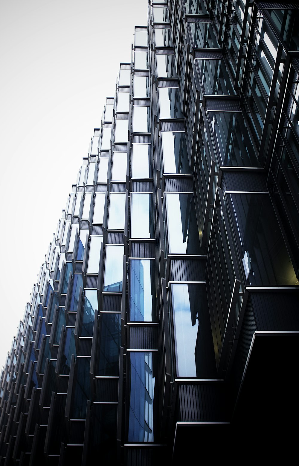 low angle photography of high rise building