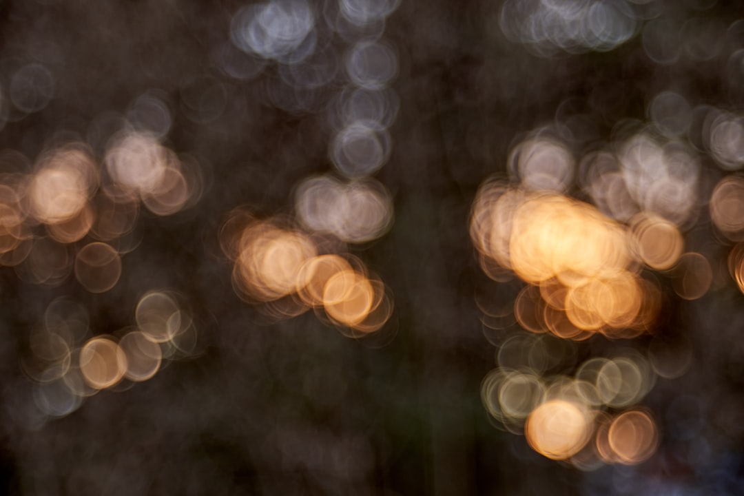 bokeh photography of lights during night time