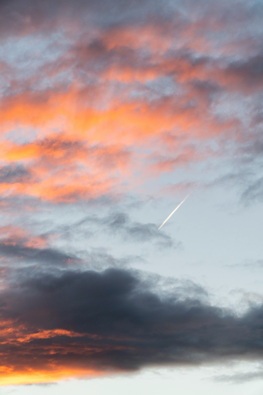 orange and gray clouds during sunset