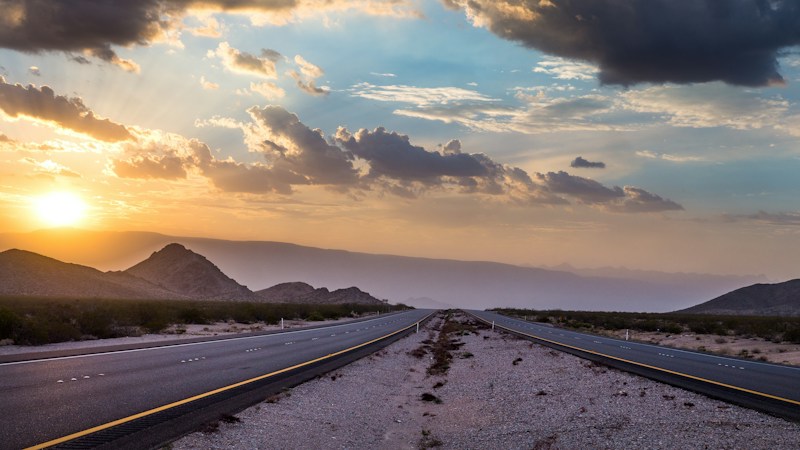 Open Mojave Desert land in Nevada, the kind of federally managed acreage the Bureau of Land Management permits for large projects near Clark County