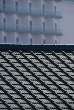 blue and white roof tiles