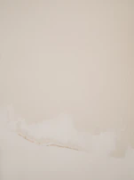 An expressive contemporary painting featuring muted gray tones with subtle beige highlights.
