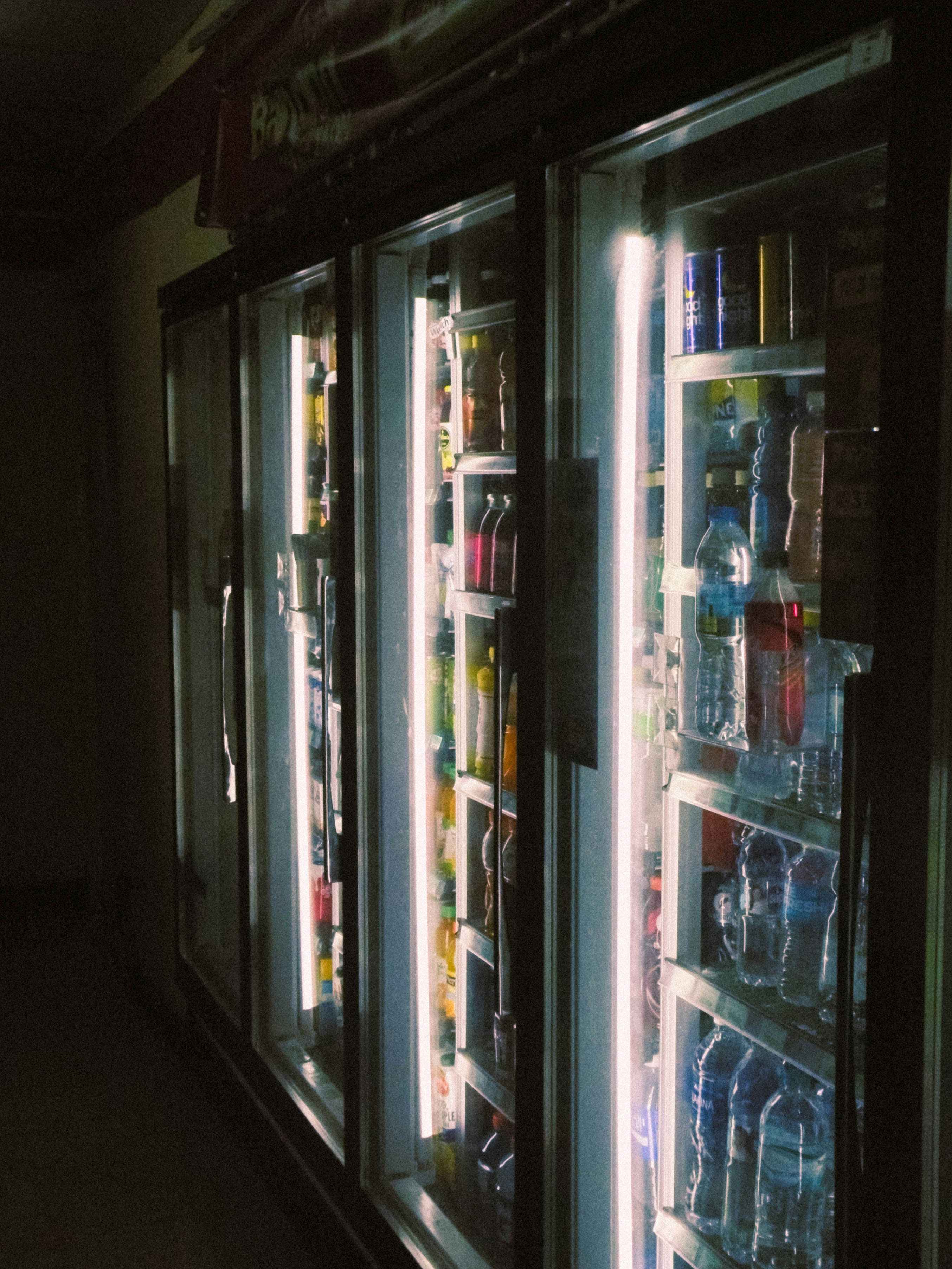 Maximizing Space with Organized Stacking in Commercial Beverage Cooler