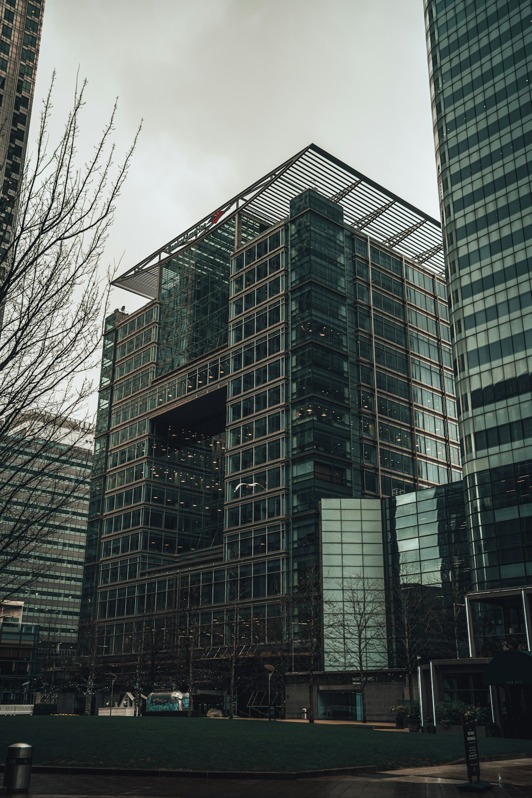 grayscale photo of high rise building