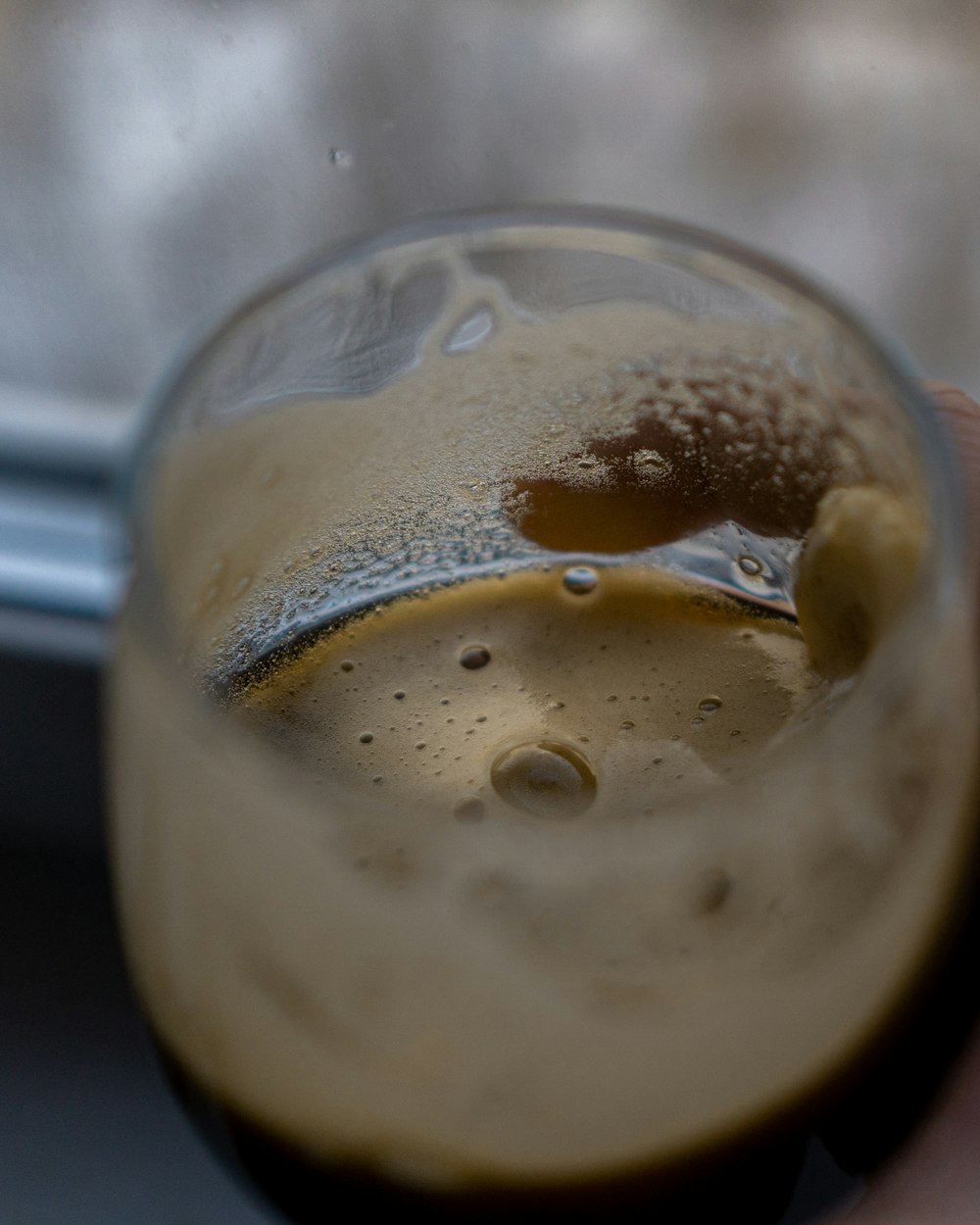 clear drinking glass with water