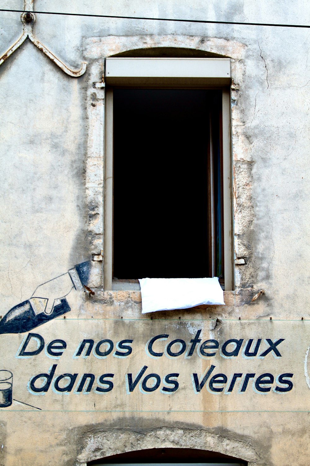 white and black wooden signage