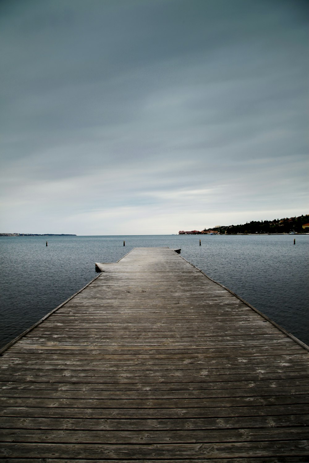 brown wooden dock on body of water during daytime