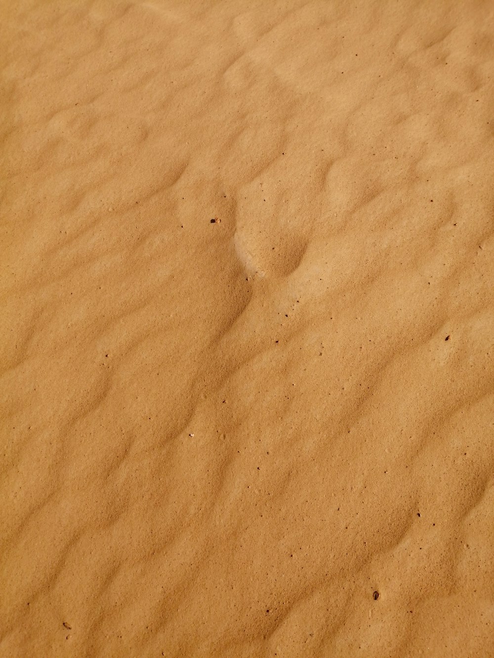 brown sand with shadow of person