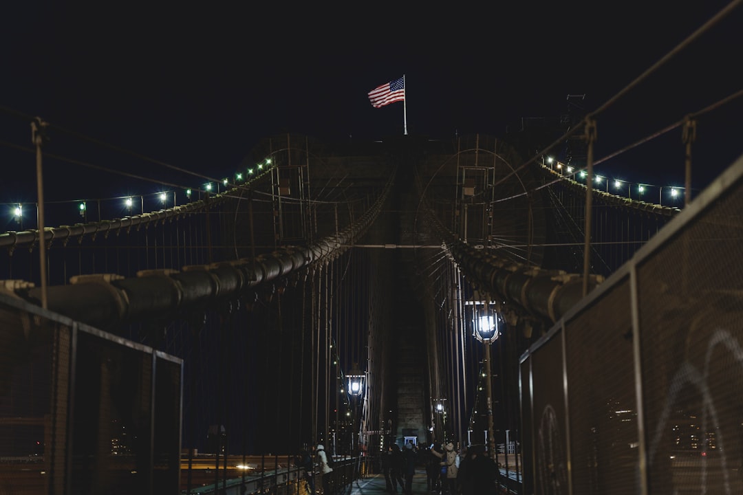 people walking on street during night time