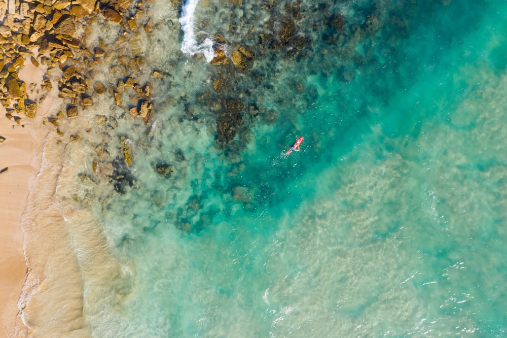 aerial view of body of water during daytime