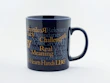 A collection of colorful mugs and journals featuring uplifting Bible verses and spiritual messages.