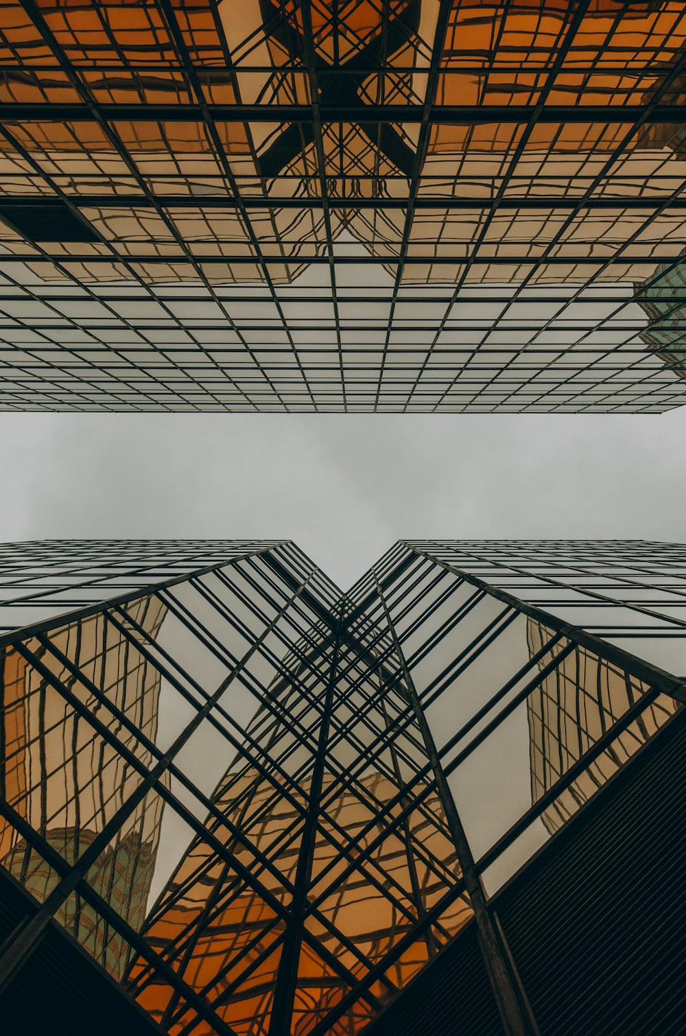 low angle photography of high rise building