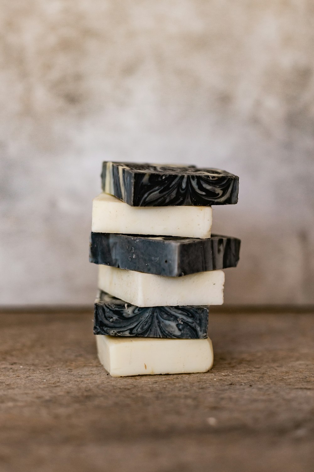 white and black chocolate bar