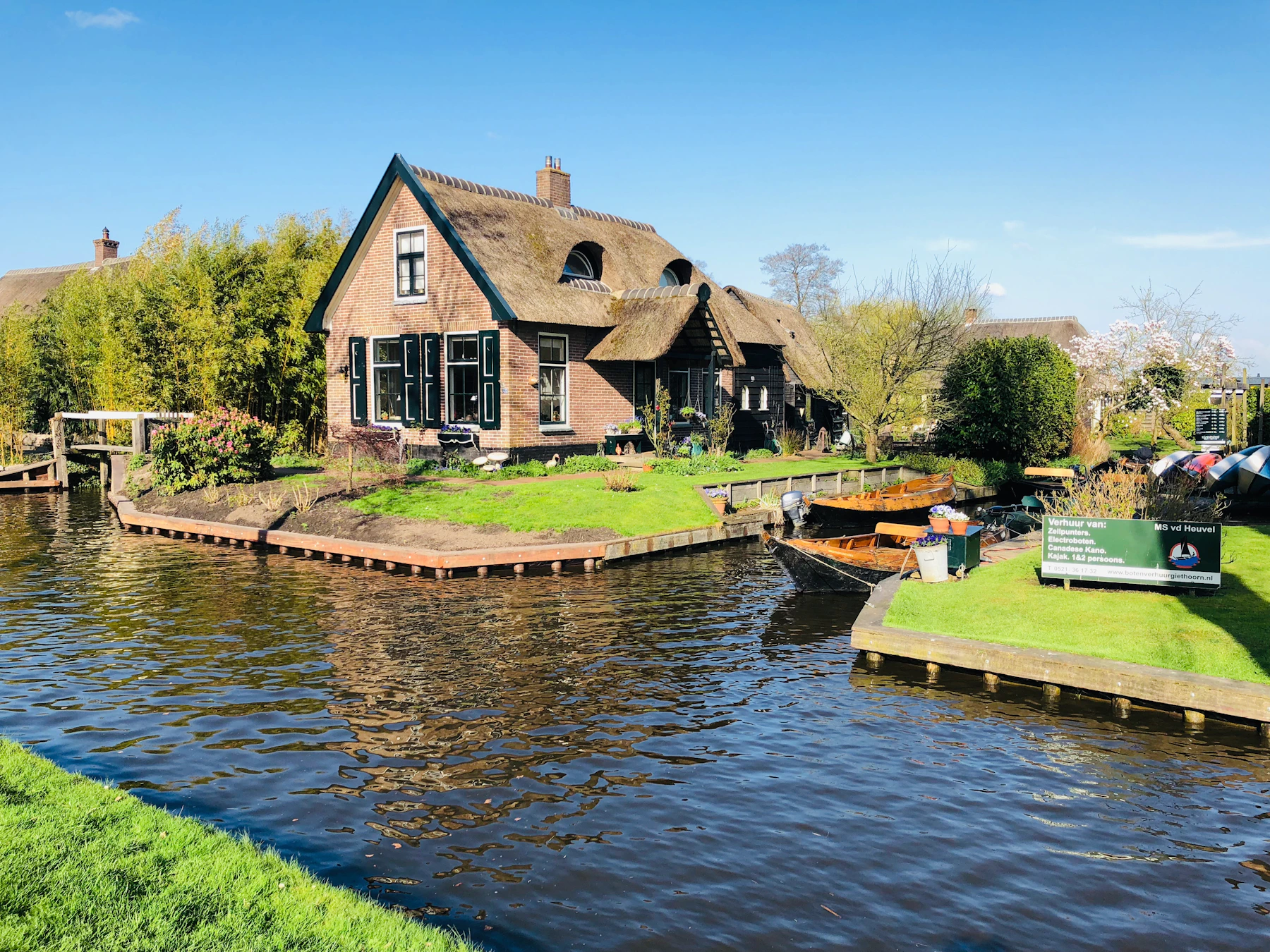 Giethoorn, in the Kop van Overijssel near Meppel