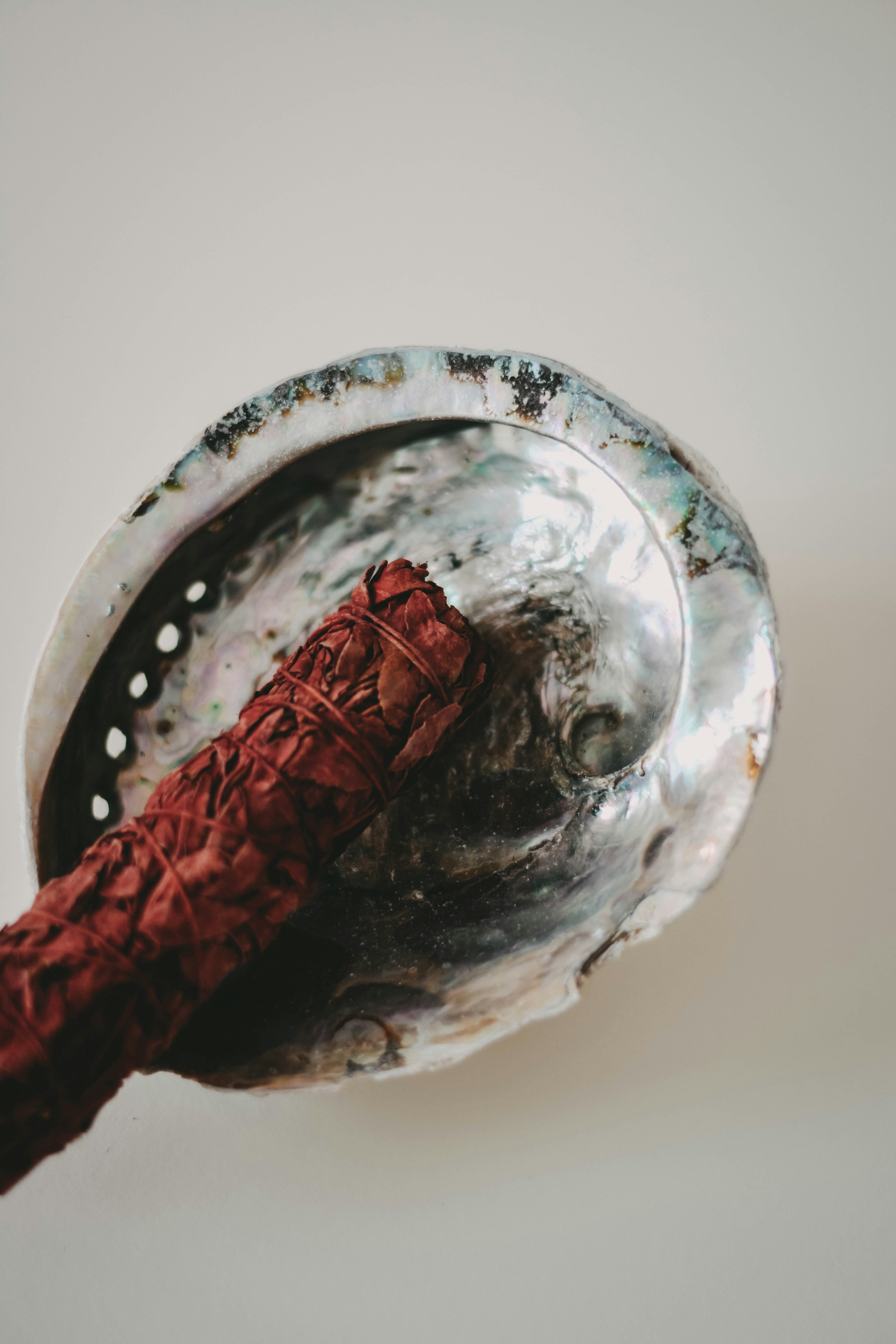 red and white food on stainless steel round plate