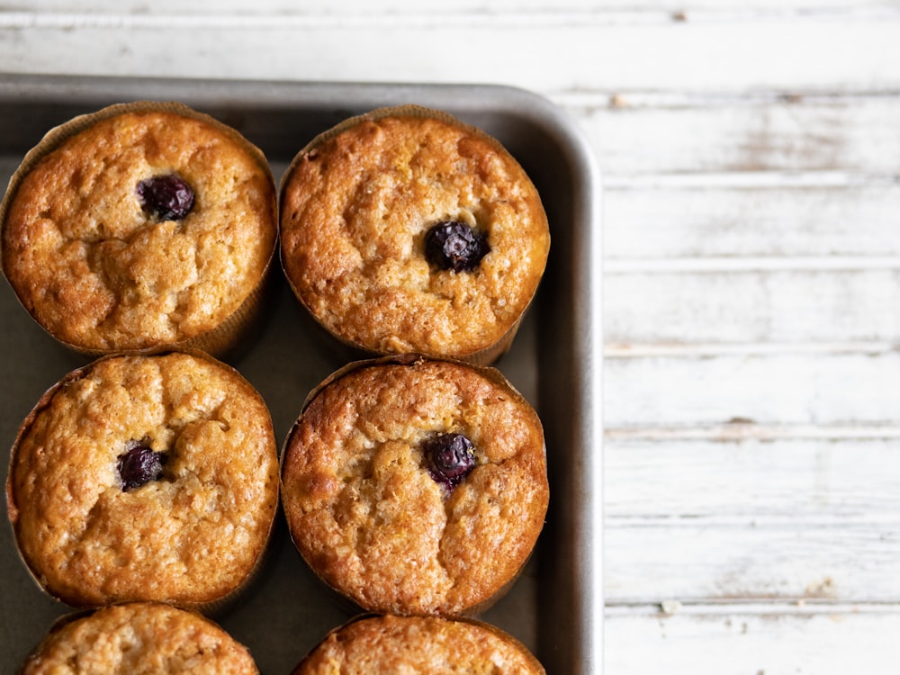 brown cookies on white tray