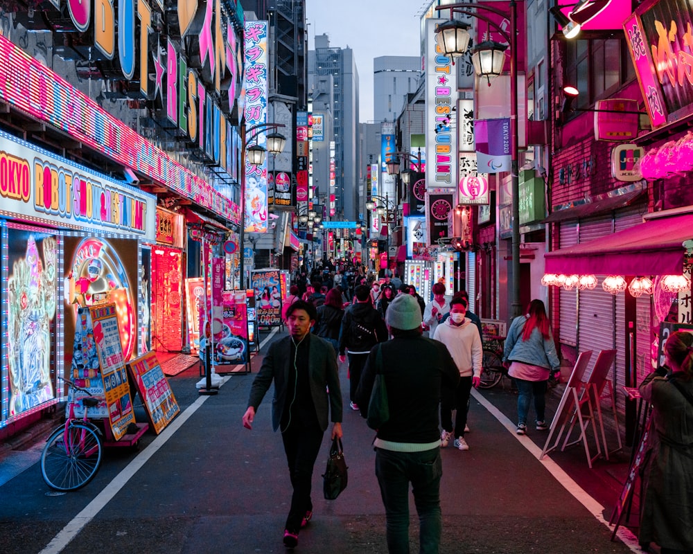 people walking on street during daytime