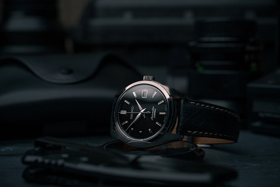 Luxury watch on wrist