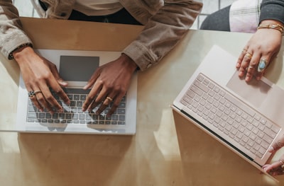 Noise cancelling headphones on desk