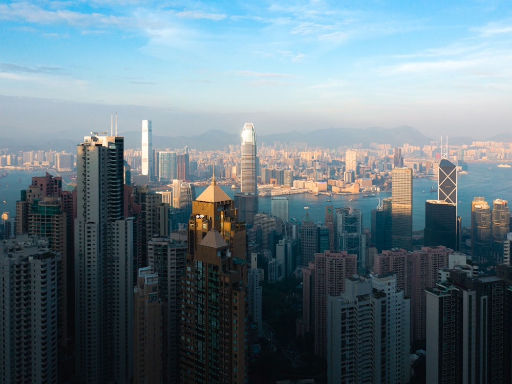 aerial view of city buildings during daytime