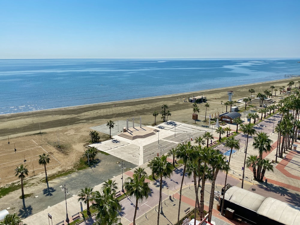 aerial view of beach during daytime